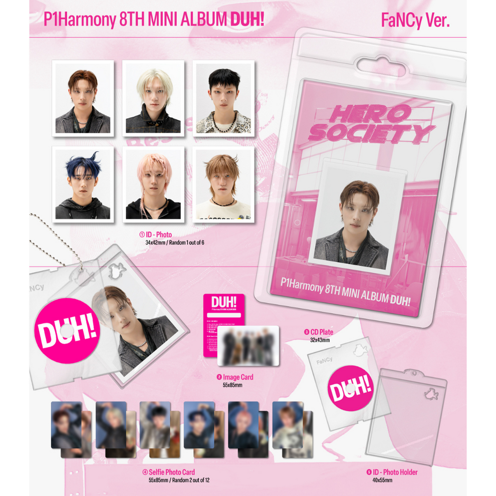 [PRE-ORDER] P1HARMONY - 8TH MINI ALBUM [DUH!] FANCY VER.