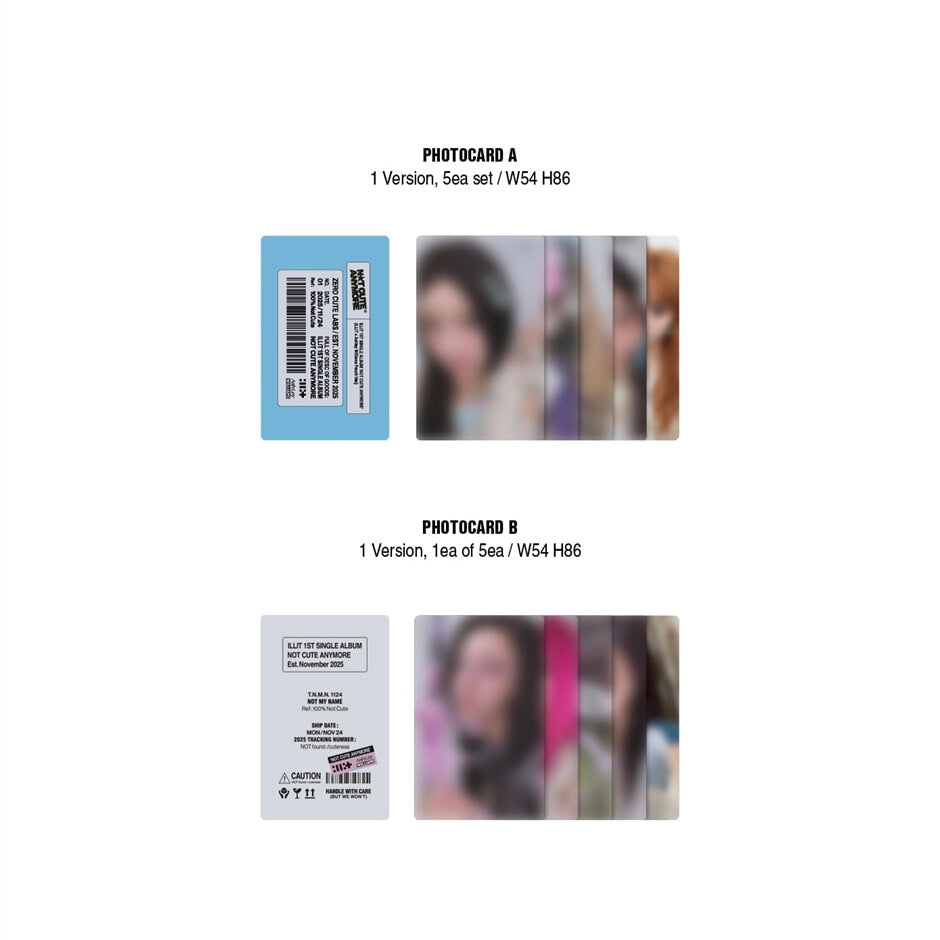 [PRE-ORDER] ILLIT - 1ST SINGLE ALBUM [NOT CUTE ANYMORE] (ILLIT X ASHLEY WILLIAMS POUCH VER.)