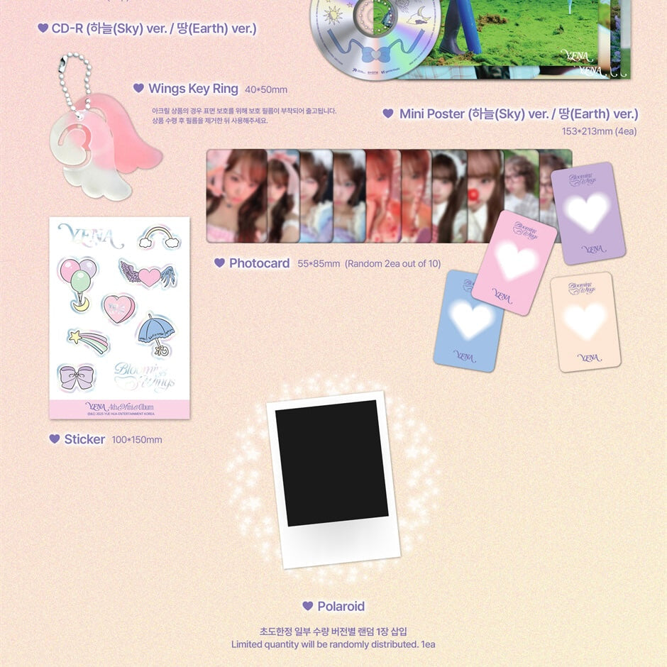 [PRE-ORDER] CHOI YE NA - 4TH MINI ALBUM [BLOOMING WINGS]