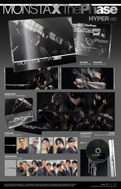 MONSTA X - EP [THE PHASE] (4 VERSIONS)