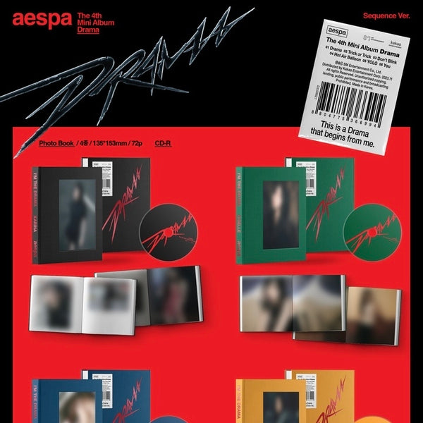 aespa - 4th Mini Album [Drama] (Sequence Ver.)
