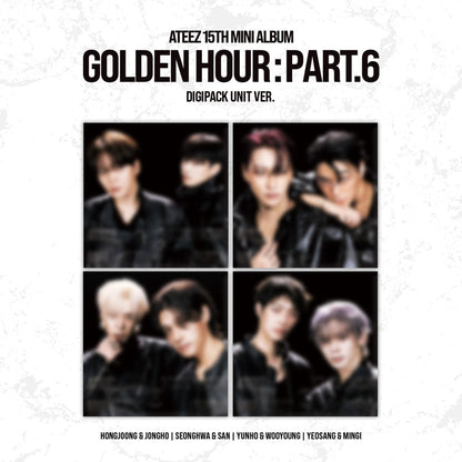 [PRE-ORDER] ATEEZ - GOLDEN HOUR : PART.6 (DIGIPACK UNIT VER.) (4 VERSIONS) RANDOM