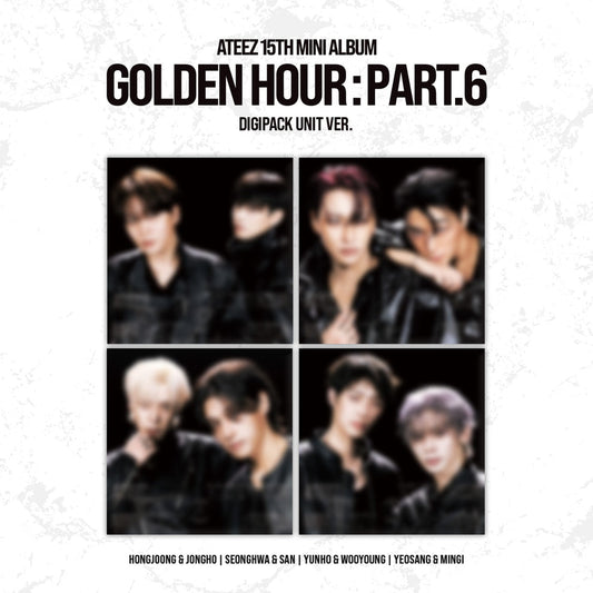[PRE-ORDER] (TOKTOQ POB) ATEEZ - GOLDEN HOUR : PART.6 (DIGIPACK UNIT VER.) (4 VERSIONS) RANDOM