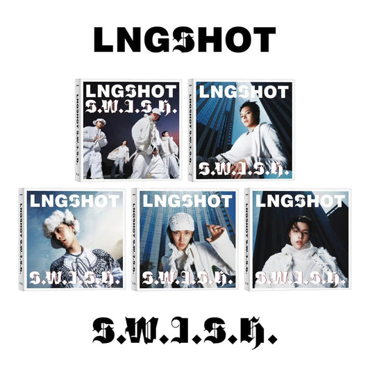 [PRE-ORDER] (MUSICPLANT POB) LNGSHOT - EP [S.W.I.S.H.] (STANDARD VER.) (5 VERSIONS) RANDOM