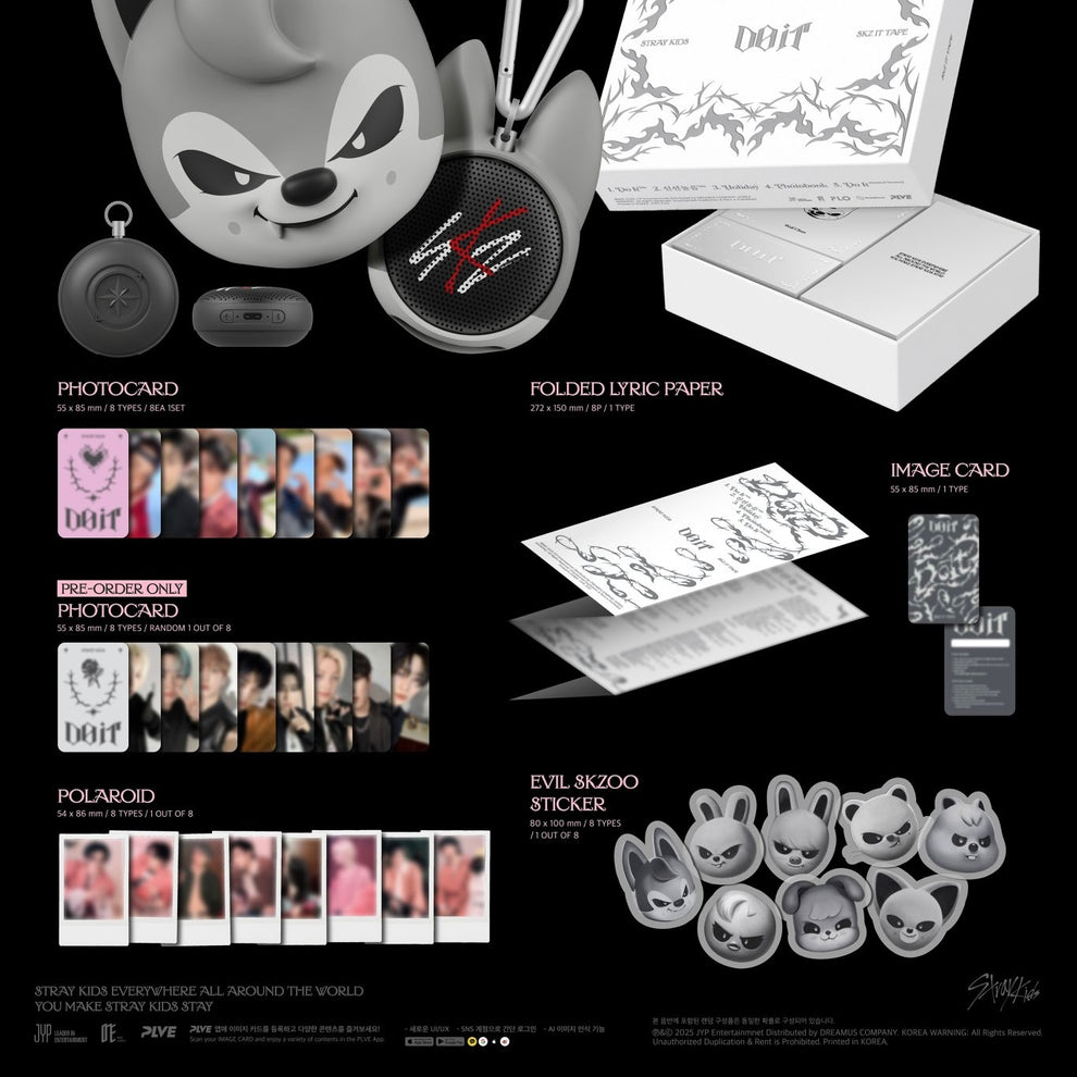 [PRE-ORDER] STRAY KIDS - SKZ IT TAPE [DO IT] EVIL SKZOO SPEAKER VER.