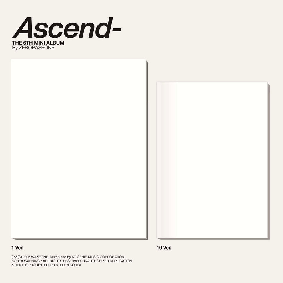 [PRE-ORDER] ZEROBASEONE - THE 6TH MINI ALBUM [ASCEND-] (2 VERSIONS) RANDOM