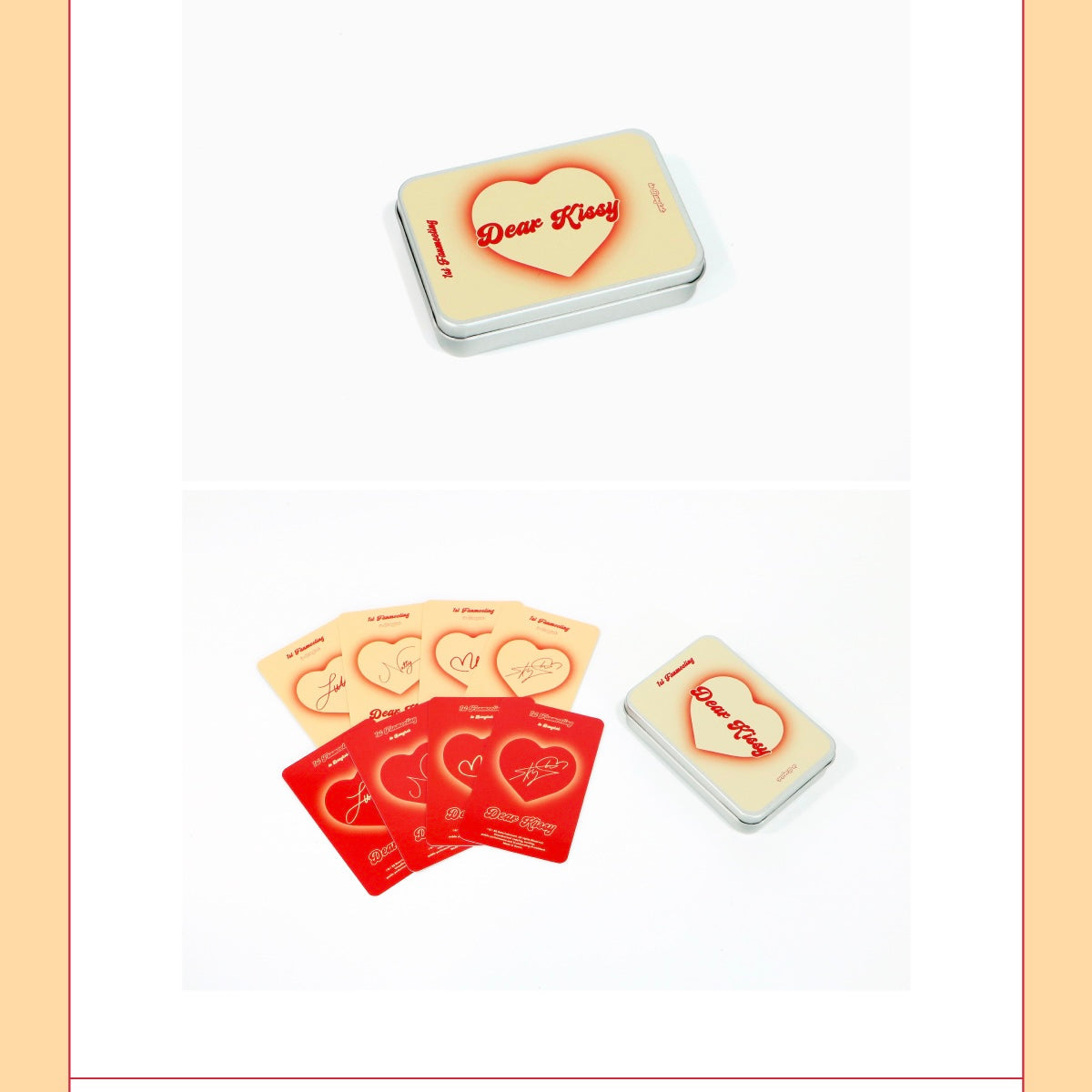 [PRE-ORDER] KISS OF LIFR 1ST FANMEETING [Dear Kissy] in Bangkok 01 Tin Case Photocard Set