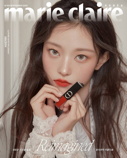 [PRE-ORDER] NEWJEANS HAERIN - MARIE CLAIRE KOREA MAGAZINE 2026 SEPTEMBER ISSUE COVER