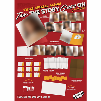 [PRE-ORDER] TWICE - TEN: THE STORY GOES ON (CAST VER.)