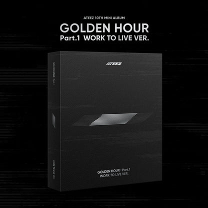 ATEEZ 10th Mini Album [GOLDEN HOUR Part.1] (WORK TO LIVE VER.)