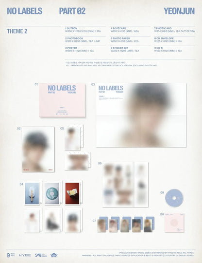 YEONJUN (TXT) - NO LABELS: PART 02 (3 VERSIONS)