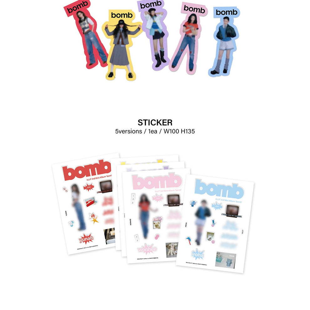 ILLIT - 3RD MINI ALBUM [BOMB] (GLLIT VER.)