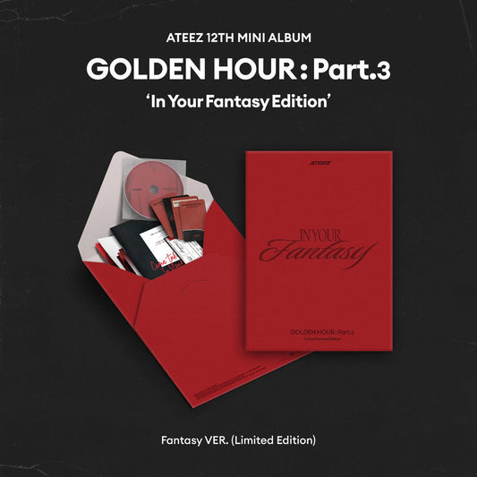 [PRE-ORDER] ATEEZ - 12TH MINI ALBUM [GOLDEN HOUR : PART.3 IN YOUR FANTASY EDITION] (LIMITED)]
