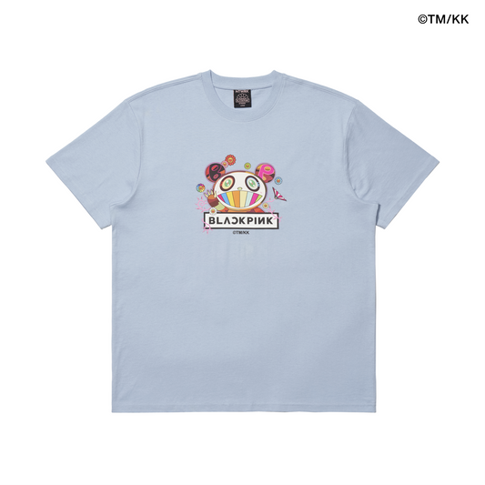 BLACKPINK + Takashi Murakami Flower Garden T-Shirt (Clear Blue)