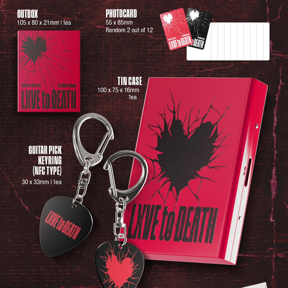 XDINARY HEROES - 7TH MINI ALBUM [LXVE TO DEATH] TIN CASE VER.