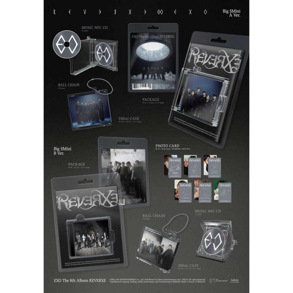EXO - 8TH FULL ALBUM [REVERXE] (BIG SMINI VER.)