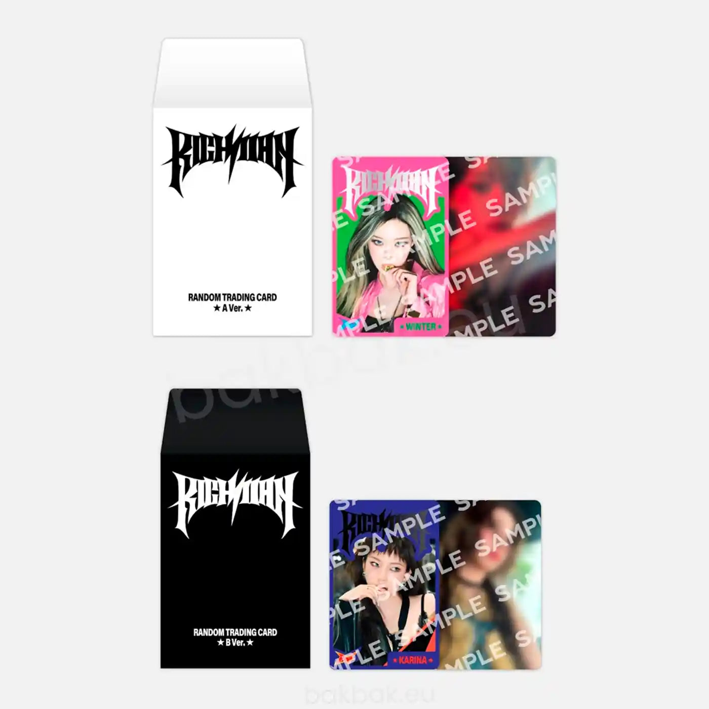 aespa RichMan MD 03. RANDOM TRADING CARD SET