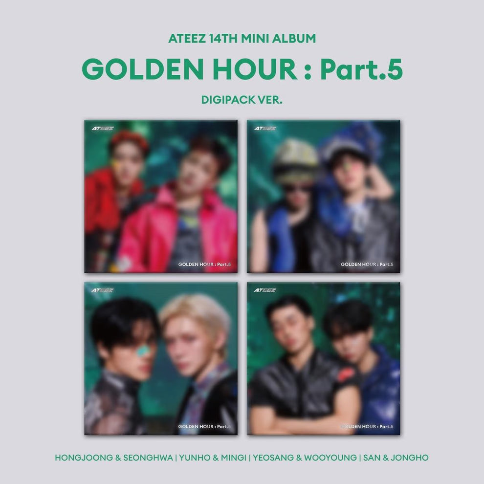 [PRE-ORDER] ATEEZ - GOLDEN HOUR : PART.5 UNIT DIGIPACK (4 VERSIONS) RANDOM