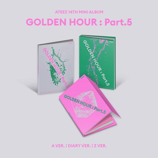 [PRE-ORDER] (YES24 POB) ATEEZ - GOLDEN HOUR : PART.5 (3 VERSIONS)