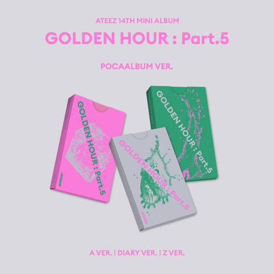 [PRE-ORDER] (TOKTOQ POB) ATEEZ - GOLDEN HOUR : PART.5 (POCAALBUM) (3 VERSIONS)