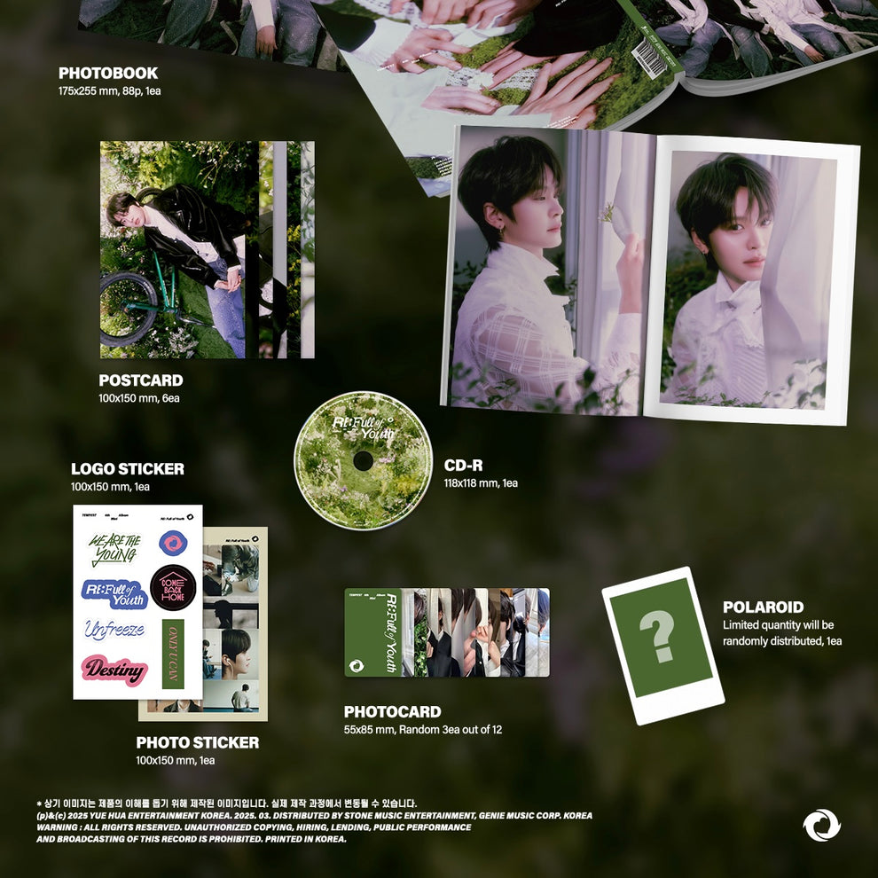 [PRE-ORDER] TEMPEST - 5TH MINI ALBUM [RE: FULL OF YOUTH]