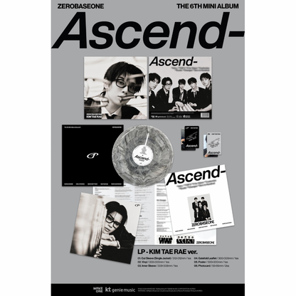 [PRE-ORDER] ZEROBASEONE - THE 6TH MINI ALBUM [ASCEND-] LP VER. (5 VERSIONS) RANDOM