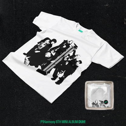 [PRE-ORDER] P1HARMONY - 8TH MINI ALBUM [DUH!] PLAIN WHITE T VER.