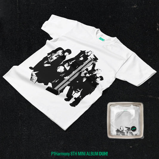 [PRE-ORDER] P1HARMONY - 8TH MINI ALBUM [DUH!] PLAIN WHITE T VER.