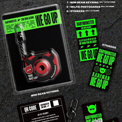 [PRE-ORDER] BABYMONSTER - 2ND MINI ALBUM [WE GO UP] MINI BEAM KEYRING VER.