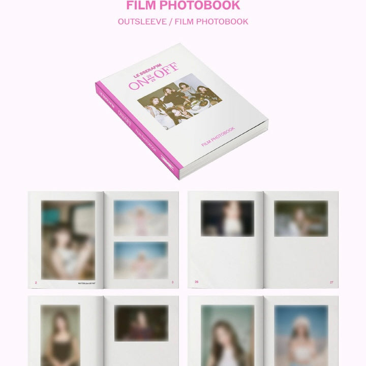 [PRE-ORDER] (WEVERSE POB) LE SSERAFIM 'ON-OFF 22-23' FILM PHOTOBOOK