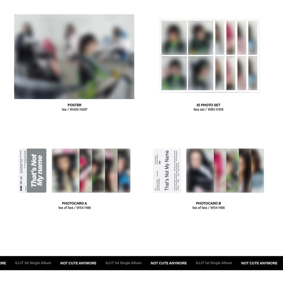 [PRE-ORDER] ILLIT - 1ST SINGLE ALBUM [NOT CUTE ANYMORE]