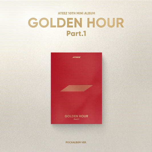 [PRE-ORDER] ATEEZ – 10th Mini Album [GOLDEN HOUR : Part.1] (POCAALBUM VER.)