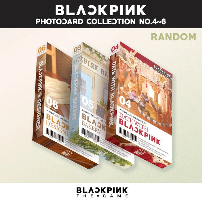 [PRE-ORDER] BLACKPINK THE GAME PHOTOCARD COLLECTION No.4~6 (Set)