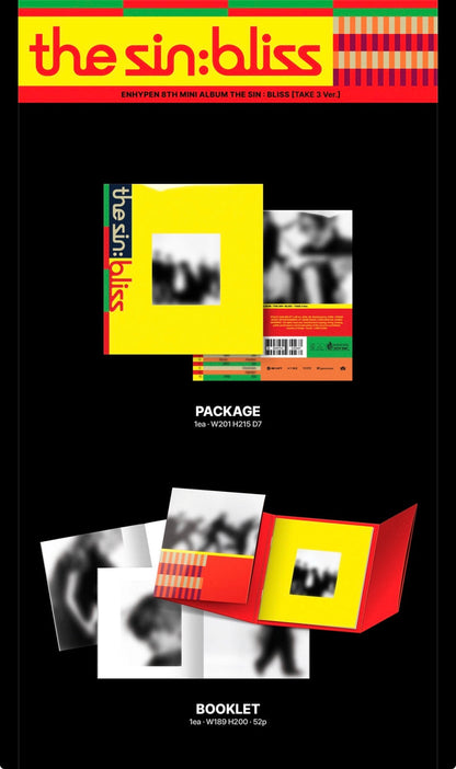 [PRE-ORDER] (WEVERSE POB) ENHYPEN - THE SIN: BLISS (4 VERSIONS) RANDOM
