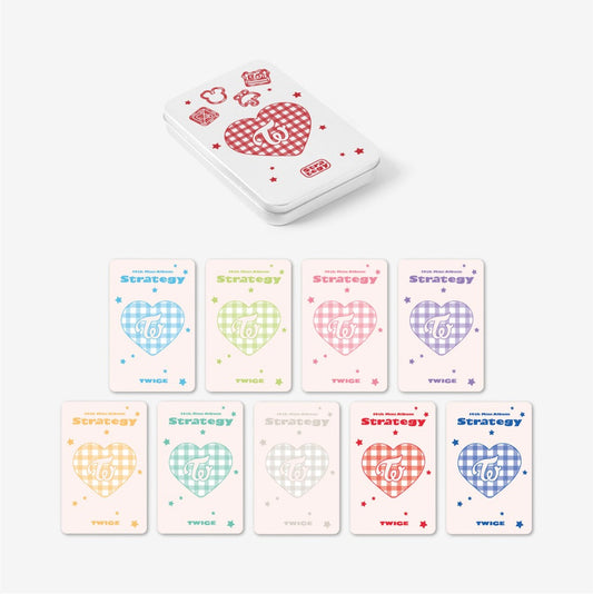 [PRE-ORDER] TWICE STRATEGY POP-UP In SEOUL TINCASE PHOTOCARD SET