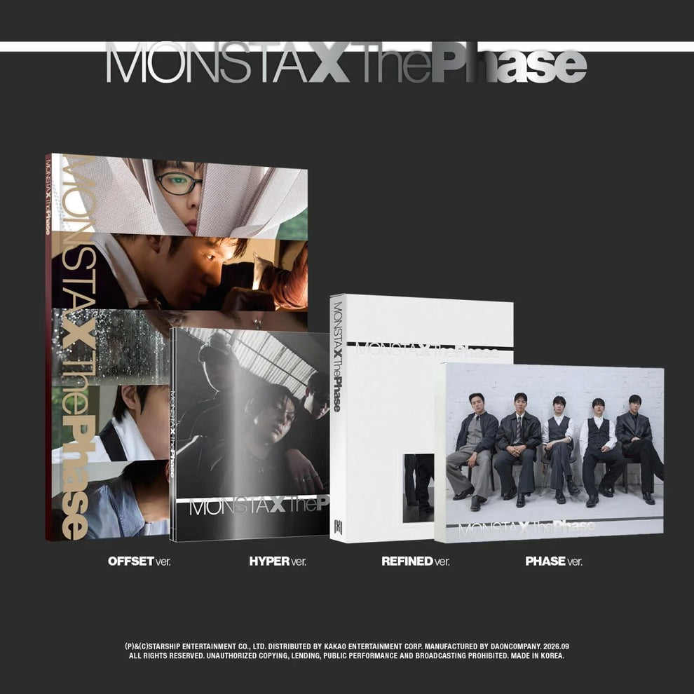 MONSTA X - EP [THE PHASE] (4 VERSIONS)