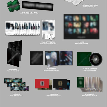 [PRE-ORDER] (WEVERSE POB)  SEVENTEEN - 5TH ALBUM [HAPPY BURSTDAY] (SET)