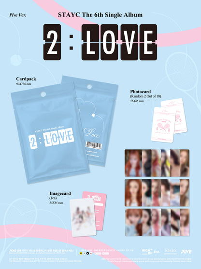 [PRE-ORDER] STAYC - 6TH SINGLE ALBUM : 2:LOVE [PLVE VER.]