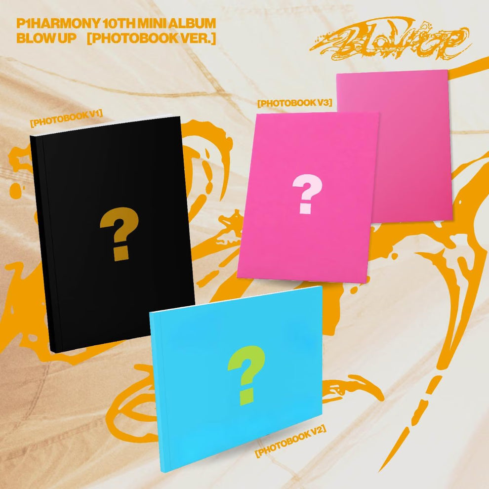 [PRE-ORDER] (SOUNDWAVE POB)P1HARMONY - 10TH MINI ALBUM [BLOW UP] (PHOTOBOOK VER.) (3 VERSIONS) RANDOM