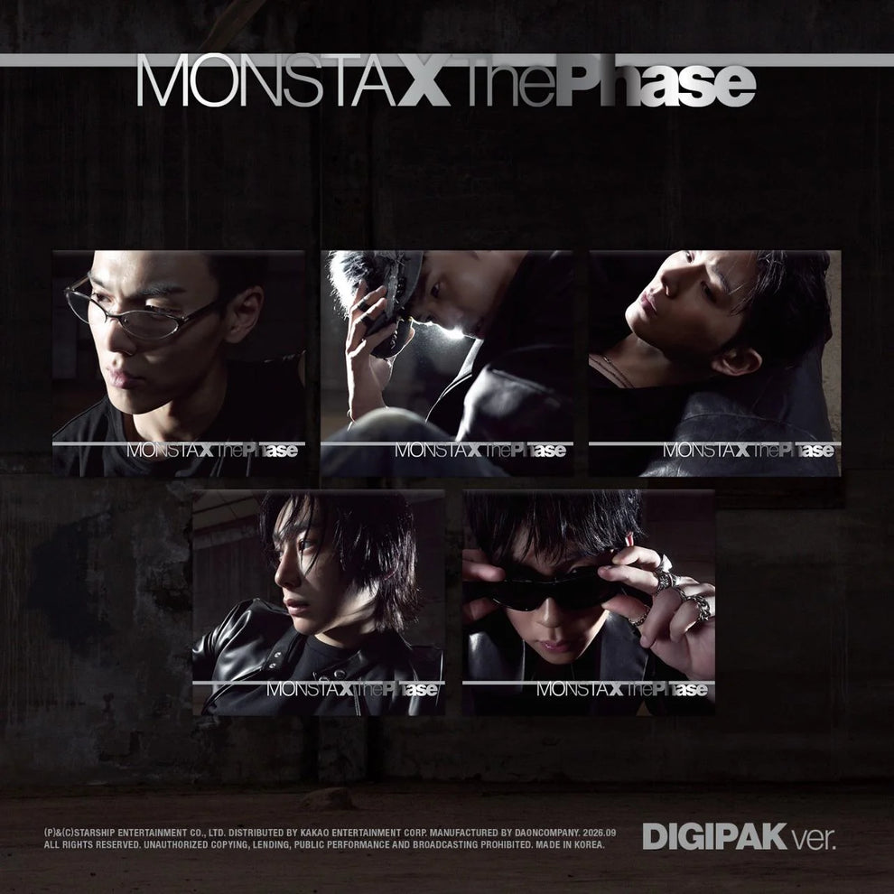 MONSTA X - THE PHASE (DIGIPACK VER.) (5 VERSIONS)