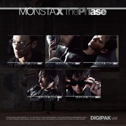 MONSTA X - THE PHASE (DIGIPACK VER.) (5 VERSIONS)