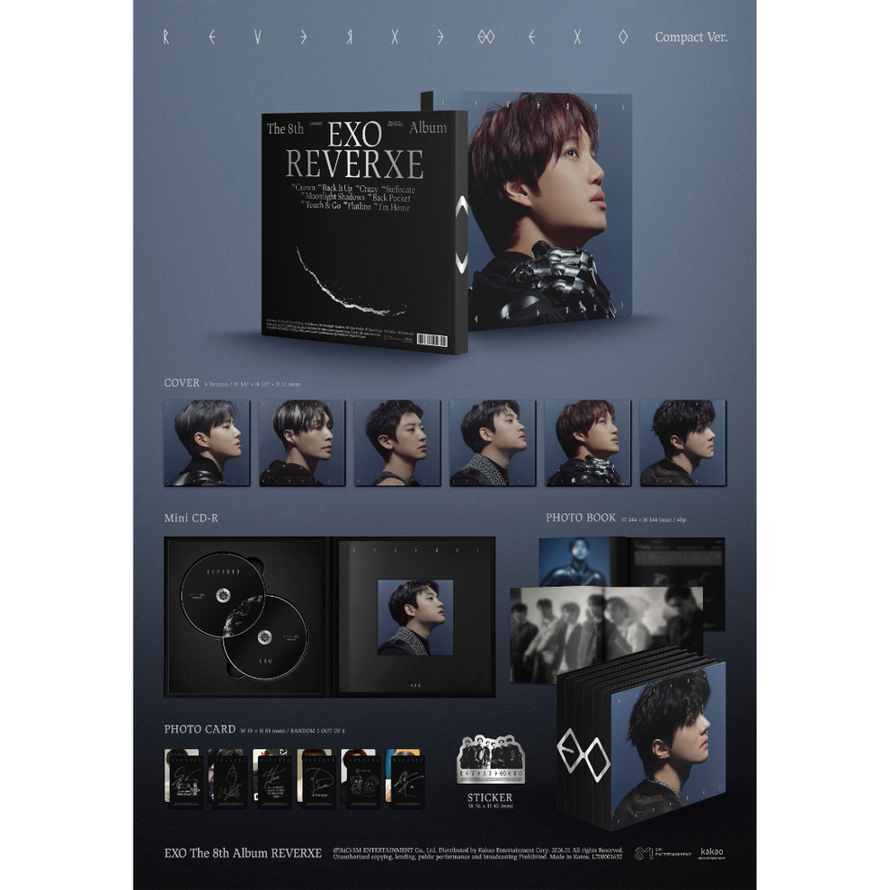 EXO - 8TH FULL ALBUM [REVERXE] (COMPACT VER.)