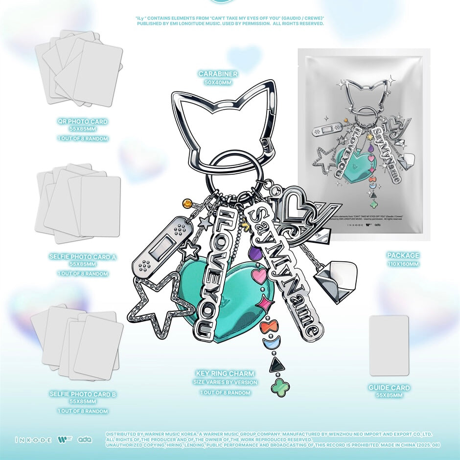 [PRE-ORDER] SAY MY NAME - 1ST SINGLE [ILY] (KEY RING VER.)