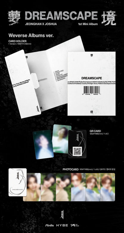 [PRE-ORDER] JEONGHANXJOSHUA (SEVENTEEN) - 1ST MINI ALBUM [DREAMSCAPE] WEVERSE ALBUMS VER.