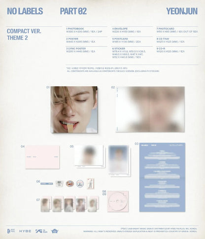 TXT YEONJUN - NO LABELS: PART 02 2ND MINI ALBUM COMPACT VER