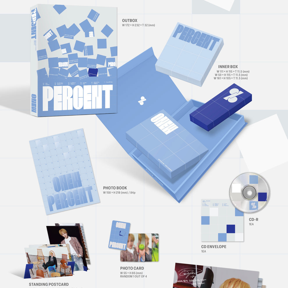 ONEW - 2ND ALBUM [PERCENT] (PHOTOBOOK VER.)