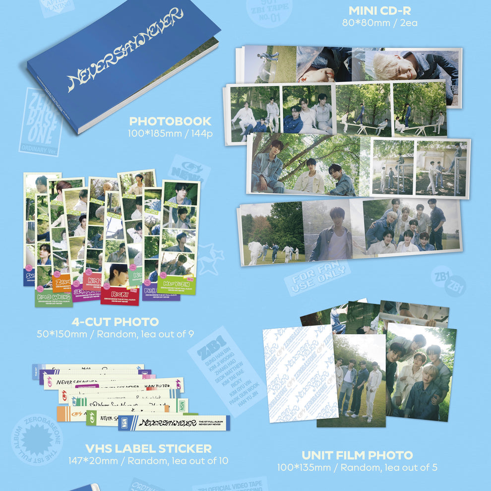 ZEROBASEONE - THE 1ST FULL ALBUM [NEVER SAY NEVER] PHOTOBOOK VER.