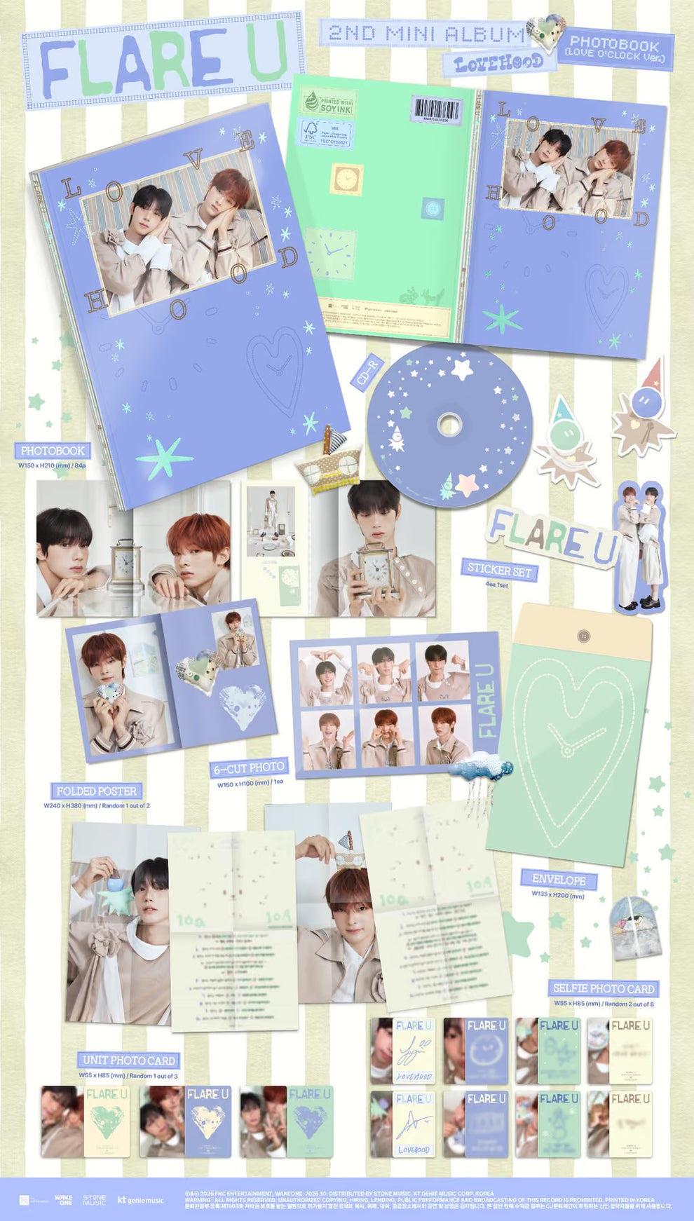 [PRE-ORDER] FLARE U - 2ND MINI ALBUM [LOVEHOOD] (2 VERSIONS) RANDOM