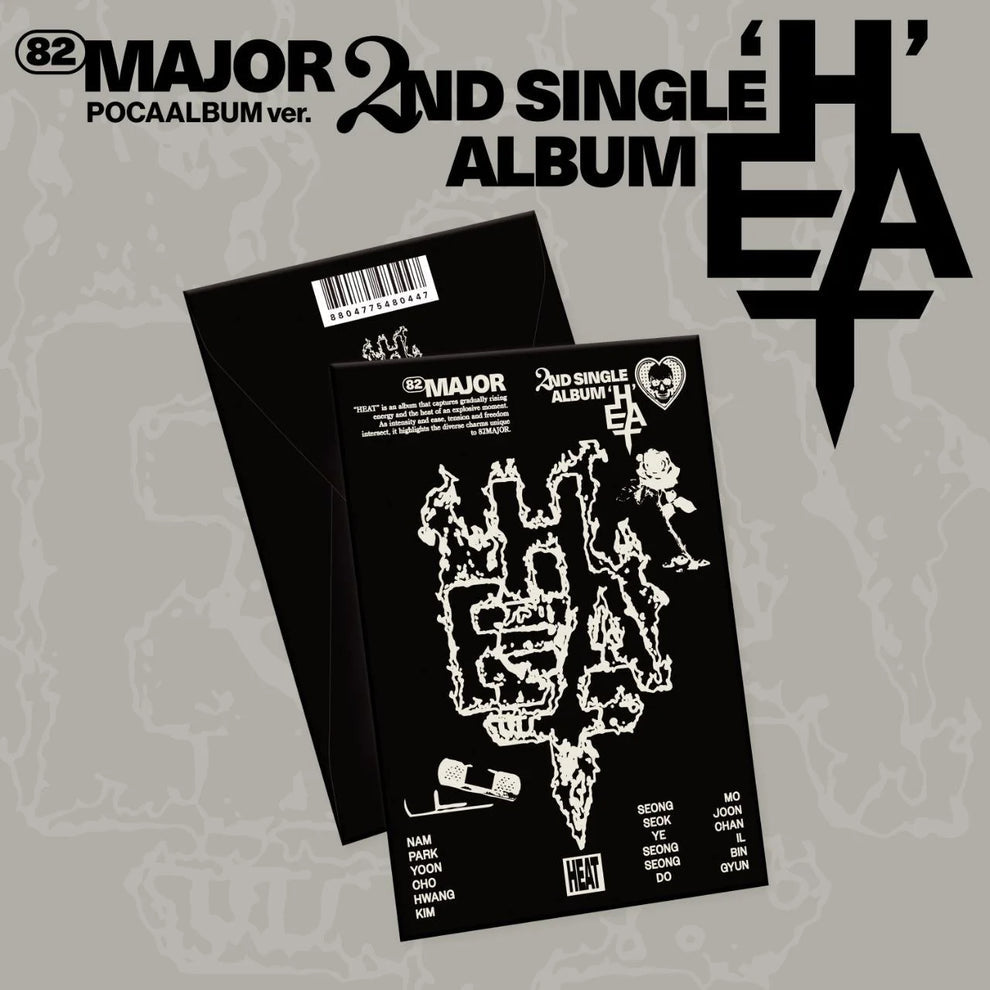 82MAJOR - 2ND SINGLE ALBUM [HEAT] (POCA VER.)
