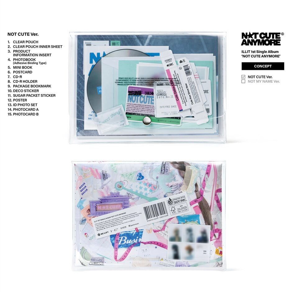 [PRE-ORDER] ILLIT - 1ST SINGLE ALBUM [NOT CUTE ANYMORE]